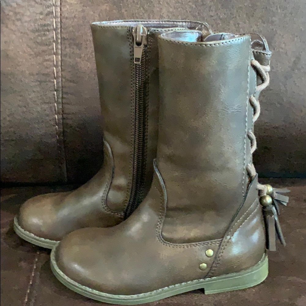 Toddler Girl 8 Brown Boots
